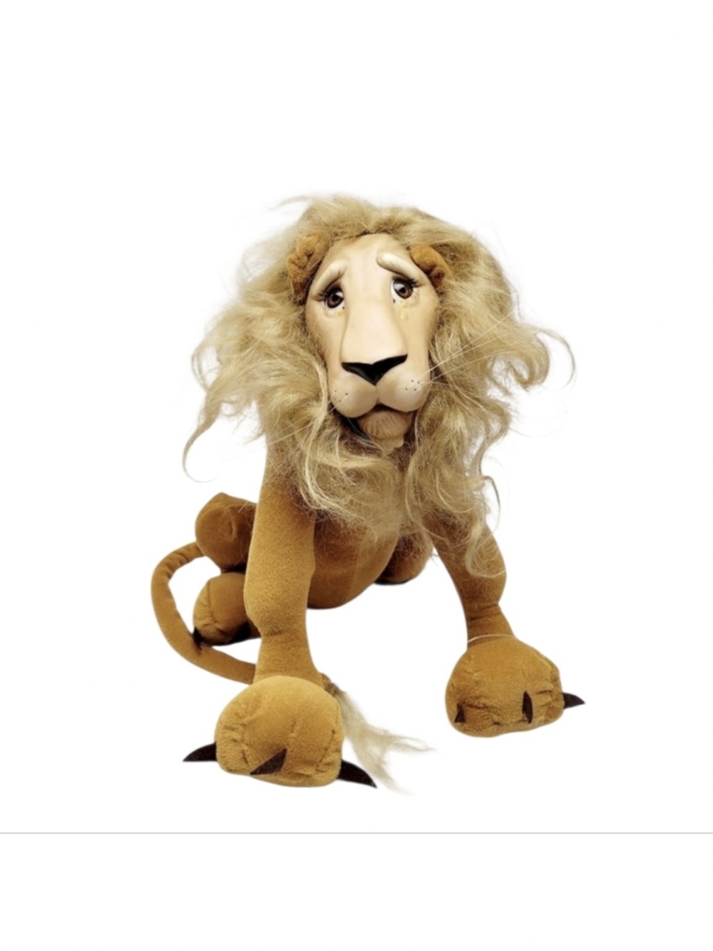 Vintage 1994 Plush Cowardly Lion from the Wonderful Wizard of Oz